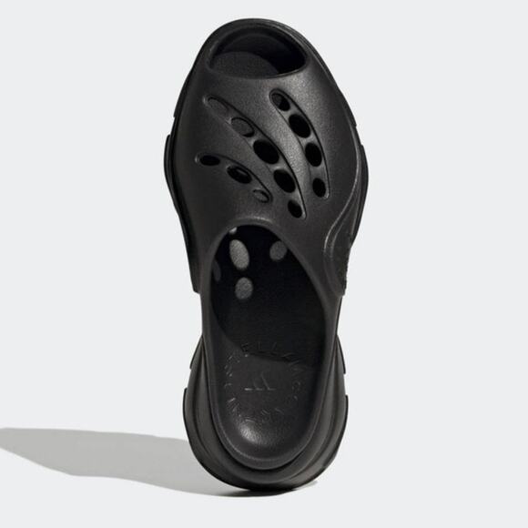 New Women’s Adidas X Stella McCartney Clog Triple Black Size 10W GW2050 - Picture 6 of 11